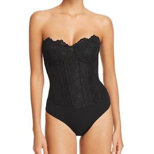 Bardot Black Lace Bodysuit